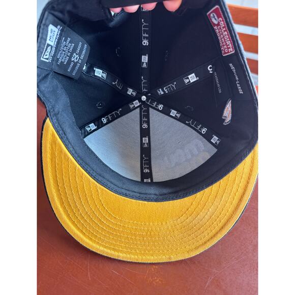 New Era Appalachian State Mountaineers Snapback Hat Black Gold - Picture 6 of 6